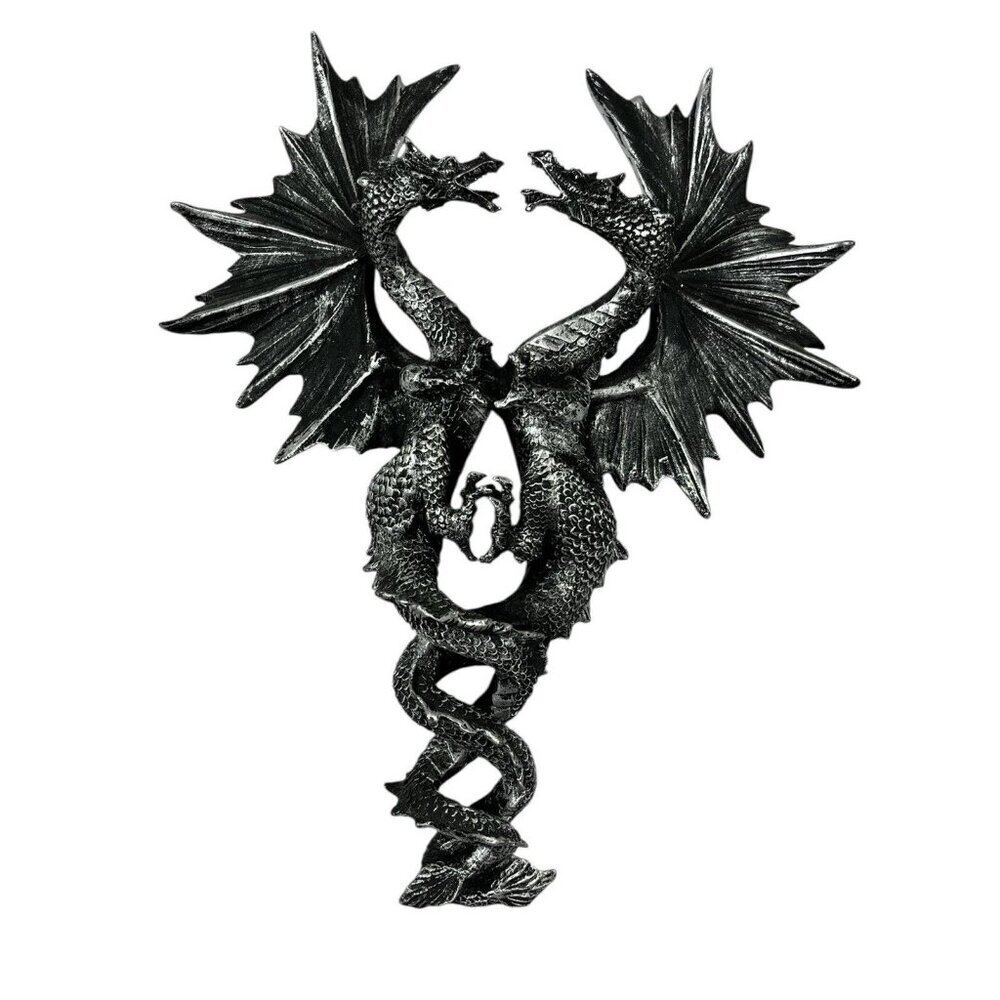 Medieval Collectible Acrylic Dragons Wings Wall Plaque Home Decor Gothic Gift